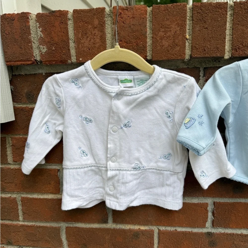 Baby Lot Bundle of 3 Vintage 90s Y2K Cardigan Carter’s Dog Size 0-3 Months